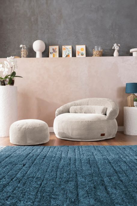 Wuuh Felix Weiß Farbe Ottomane Sofa