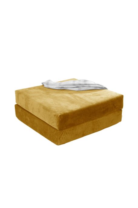 Teddy Ottoman Senf
