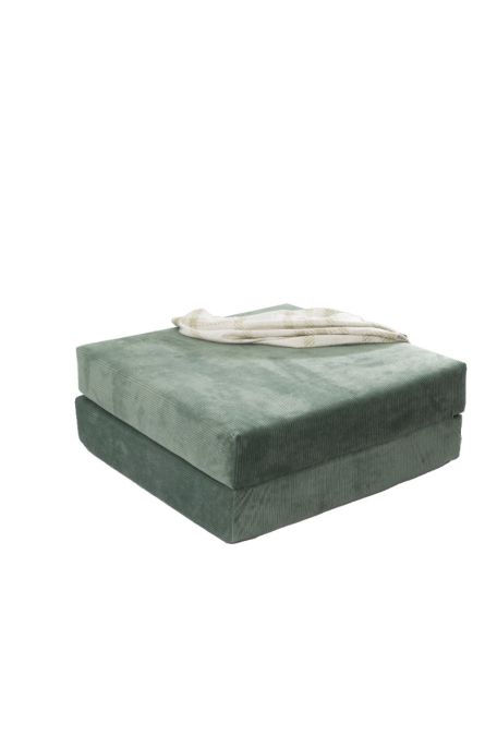 Teddy Ottoman Grün